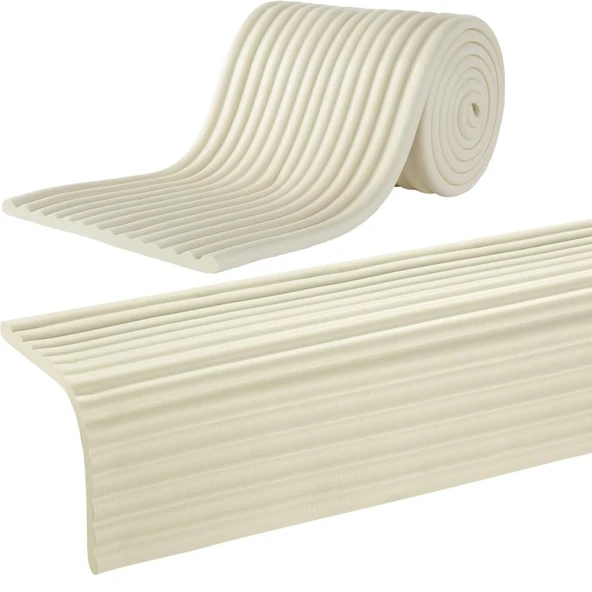 Renkli Duvarlar 8cmx210cm 1 Adet Yapışkanlı Meva Krem Lambiri model Çıta Süpürgelik Tablo Tavan Koruyucu Kenar Çıta - Resim 8