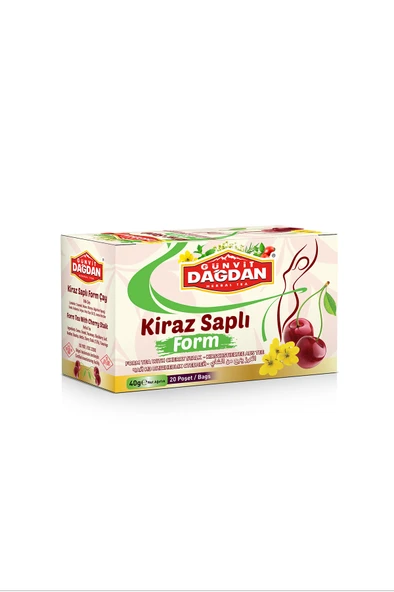 Kiraz Saplı Form Çayı  Bardak Poşet 20’li ürün görseli