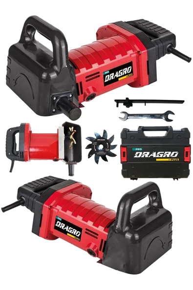 Dragro Alman Pro GT4200 Kanal Açma Makinası Turbo Motor Ağır Hizmet Kullanımına Uygun