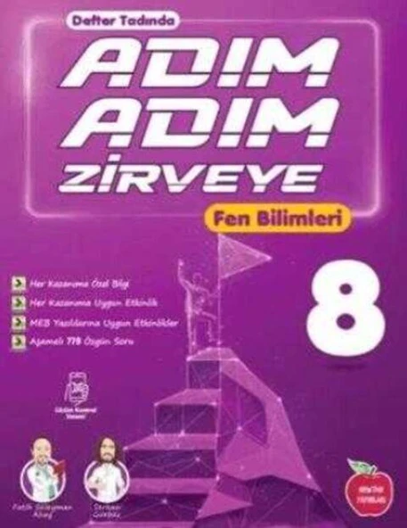 Newton 8. Sınıf Adım Adım Zirveye Fen Bilimleri Soru Bankası