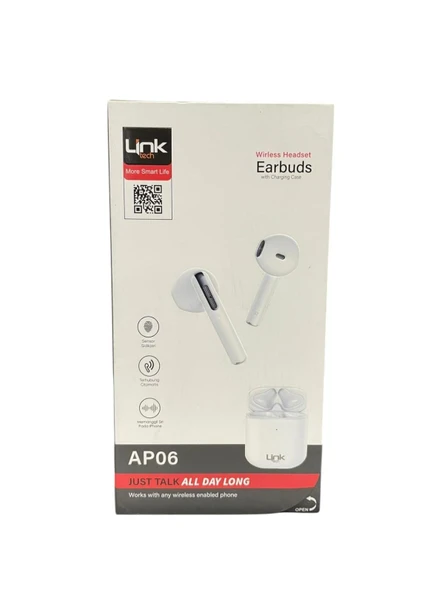 Link Tech AP06 Wirless Headset Earbuds Bluetooth Kulaklık