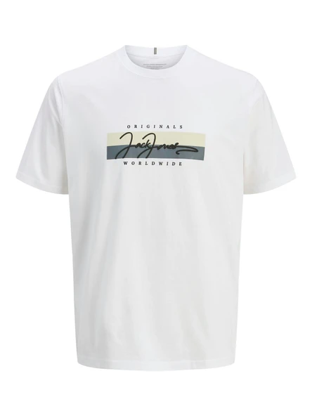 JORFREDERIKSBERG BOX SCRIPT TEE SS CN LN White White M