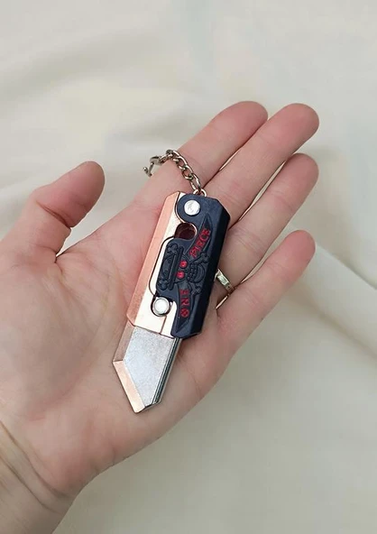 Anahtarlık Oyuncak Çakı Katlanabilir Çakı Bıcak Games Metal Alaşım 17356 - 2