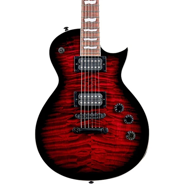 ESP LTD EC-256QM See Thru Black Cherry Sunburst Elektro Gitar ürün görseli 1