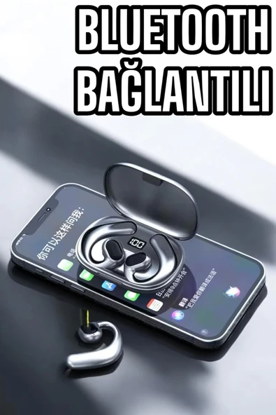 Bluetooth Kulaklık Dijital Göstergeli Uzun Pil Gürültü Önleyici Oyuncu Kulaklığı - 3