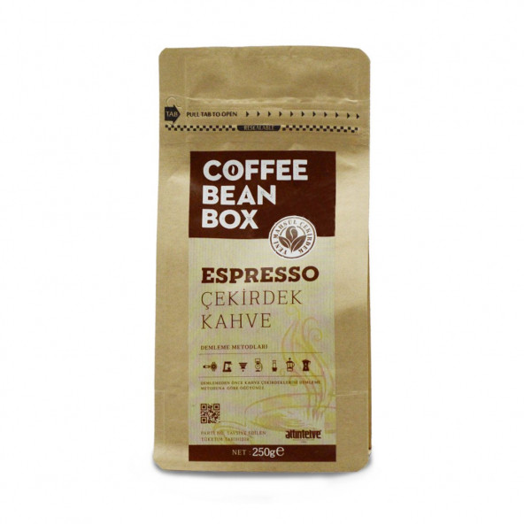 CoffeeBeanBox Espresso Çekirdek Kahve 250 Gr