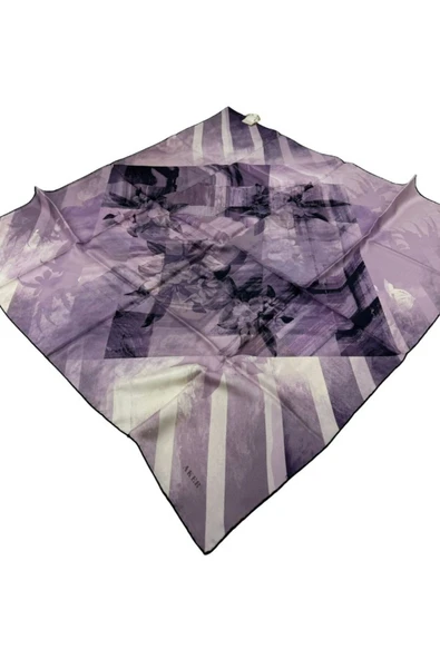 Bosphorus Çift Taraflı İpek Twill Eşarp 8836712-912 - 3