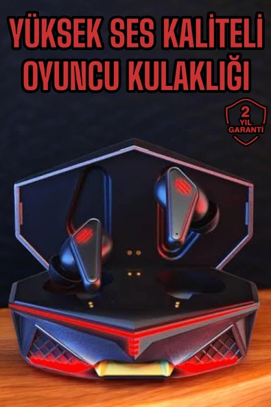 Yeni Nesil Oyuncu Kulaklığı Gürültü Önleyici Uzun Pil Ömrü Bluetooth Bağlantılı