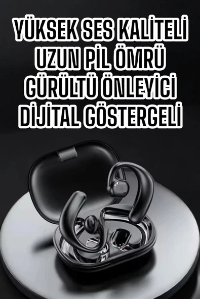 Bluetooth Kulaklık Dijital Göstergeli Uzun Pil Gürültü Önleyici Oyuncu Kulaklığı - 2