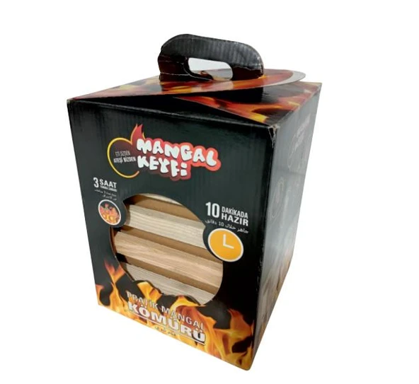 MANGAL KEYFİ FİTİLLİ PRATİK MANGAL KÖMÜRÜ 2 KG