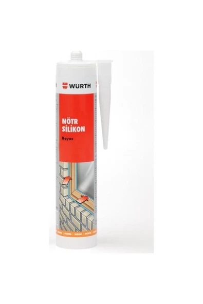 WÜRTH NÖTR SİLİKON BEYAZ 310 ML