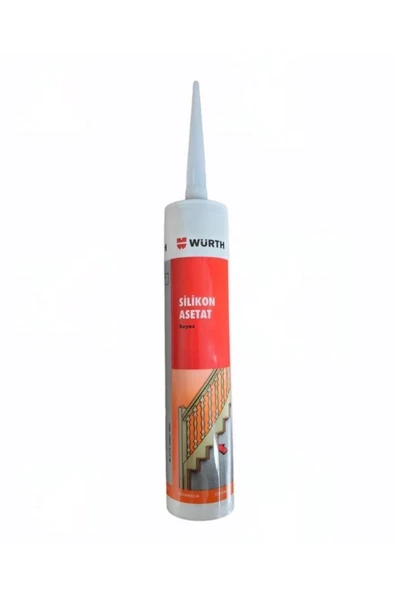 WÜRTH SİLİKON ASETAT BEYAZ 310 ML