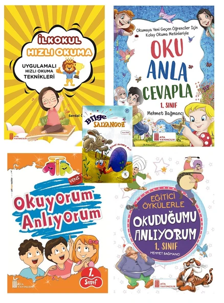 Ata 1.Sınıf Hızlı Okuma + Oku Anla Cevapla + Okuyorum Anlıyorum + Okuduğumu Anlıyorum ürün görseli 1