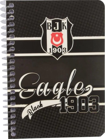 Beşiktaş Lisanslı Bloknot Spiralli A6