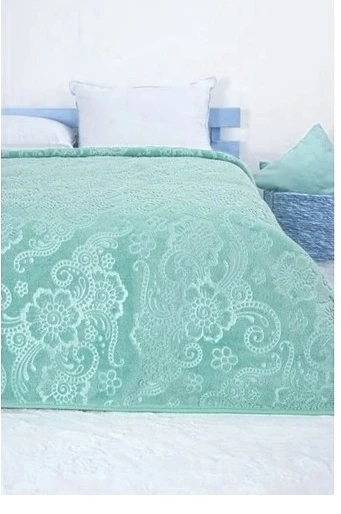 Dinarsu Romance Tek  Kişilik Embos Vizon Battaniye Maldiv 160*220