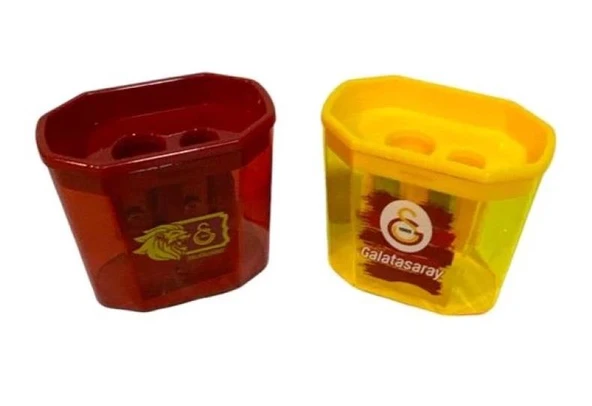 Galatasaray Çöp Hazneli Çift Gözlü Kalemtıraş ürün görseli
