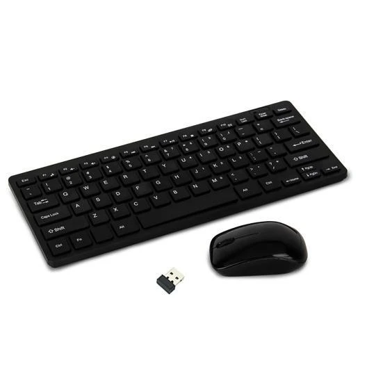 Hegitech T-10 10.1" Uyumlu Kablosuz Wireless Pilli Klavye Mouse Seti - Siyah - 3