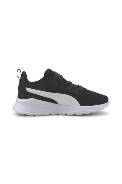 Puma Anzarun Lite AC PS 372009 01 Unisex Çocuk Spor Ayakkabı Siyah-Beyaz 28-35 - 4