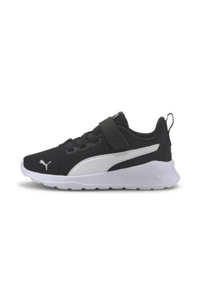 Puma Anzarun Lite AC PS 372009 01 Unisex Çocuk Spor Ayakkabı Siyah-Beyaz 28-35 - 3
