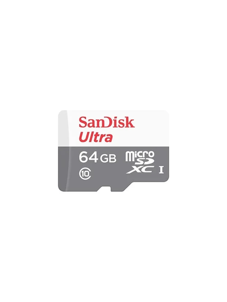 Sandisk 64GB SDSQUNR-064G-GN3MN Ultra microSDXC 64GB 100MB-s Class 10 UHS-I Hafıza Kartı