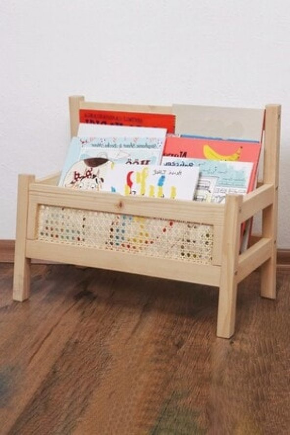 Hazeran Masif Ahşap Montessori Kitaplık Ve Dergilik ,hazeran - 1