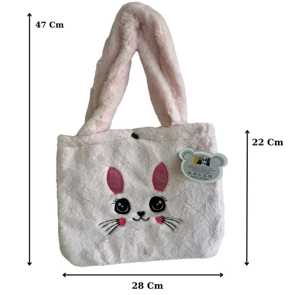 Peluş Figürlü Çocuk Çantası - Mavi Su Dünyası - 3