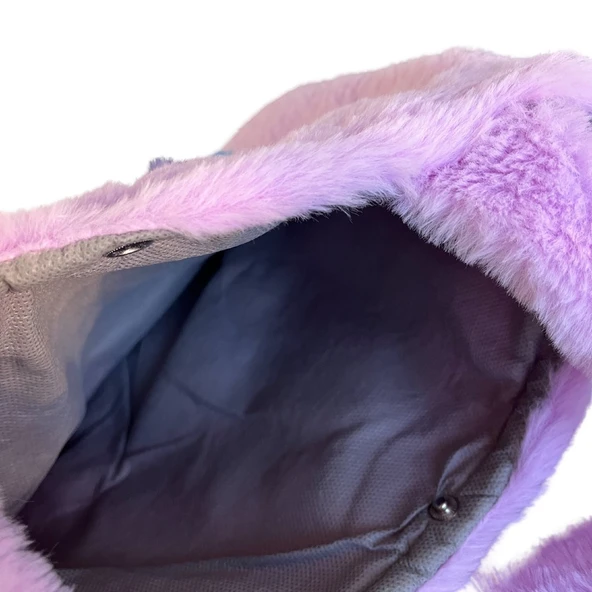 Peluş Figürlü Çocuk Çantası - Mavi Su Dünyası - 5