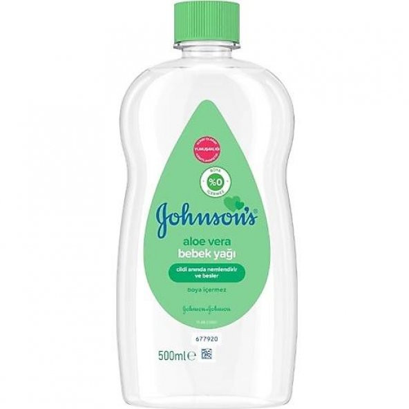 Johnsons Aloe Vera Bebek Yağı 500 ml