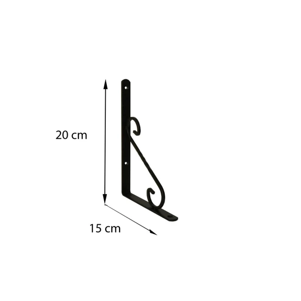 Ferforje Raf Altı No:2 Siyah