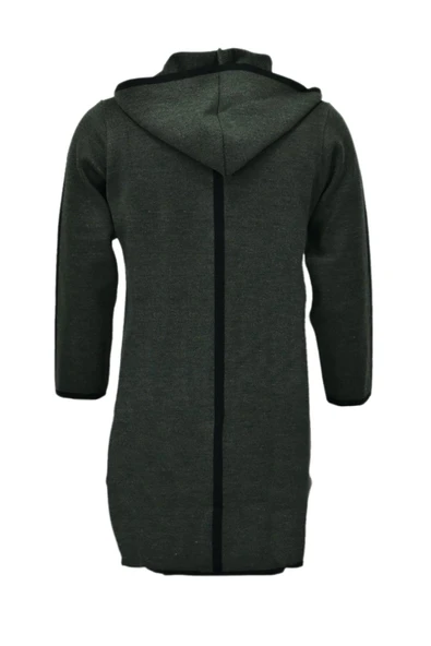 Kadın Kapüşonlu Tiriko Düğmeli Cepli Hırka 8232 BGL-ST04072 - Resim 10