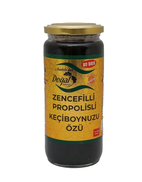 DOĞAL DOKTORUM ZENCEFİLLİ PROPOLİSLİ KEÇİBOYNUZU ÖZÜ 640 gr