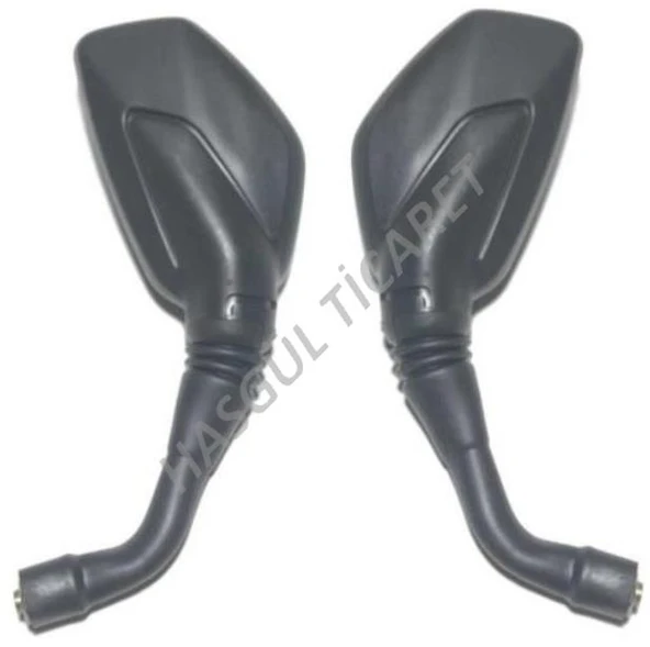 Hsgl Motorsiklet Pulsar NS200 Siyah Ayna Sağ Sol Takım NS050 - 4