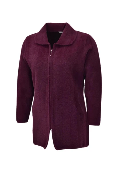 Kadın Tiriko Fermuarlı Cepli Hırka 2479 BGL-ST04075 - Resim 8