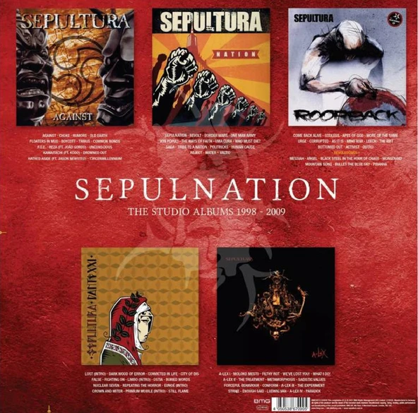 SEPULTURA - SEPULNATION (THE STUDIO ALBUMS 1998-2009)  (5 CD) (2021) - 2