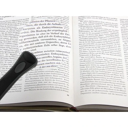 2 Led Işıklı 2.5x90mm Okuma Büyüteç - Resim 2