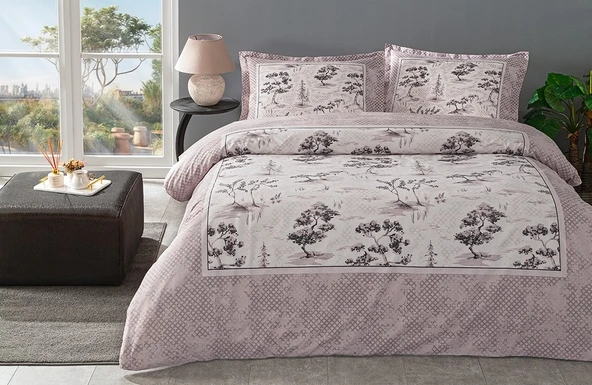 Özdilek Toile De Jouy Nevresim Takımı Tek Kişilik Pudra - 2
