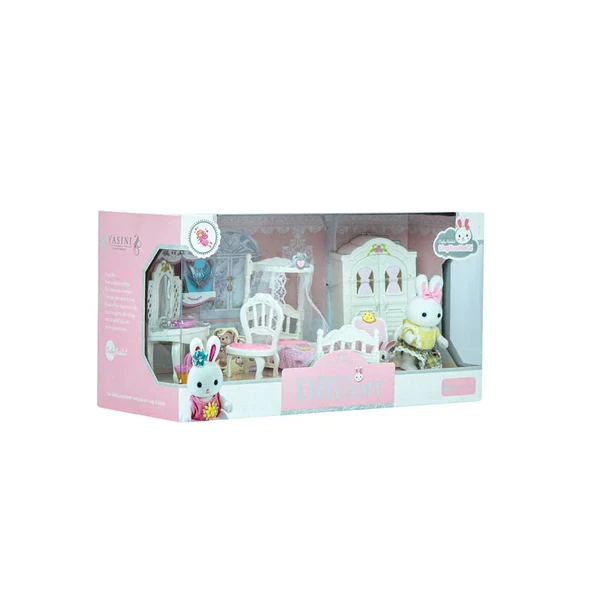 Bay Dreamy Mi̇ni̇ Tavşan Büyük Yatak Odası Oyun Set - 3