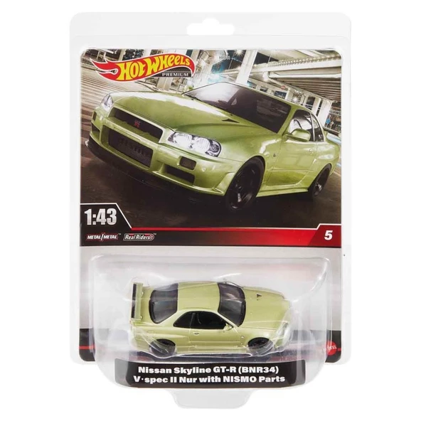 1:43 Hot Wheels Premium Nissan Skyline GT-R HMD47