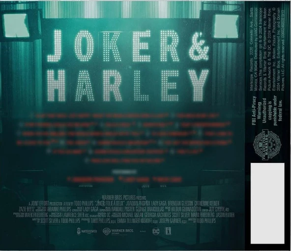 JOAQUIN PHOENIX, LADY GAGA - JOKER: FOLIE A DEUX (SOUNDTRACK) (CD) (2024) - 2
