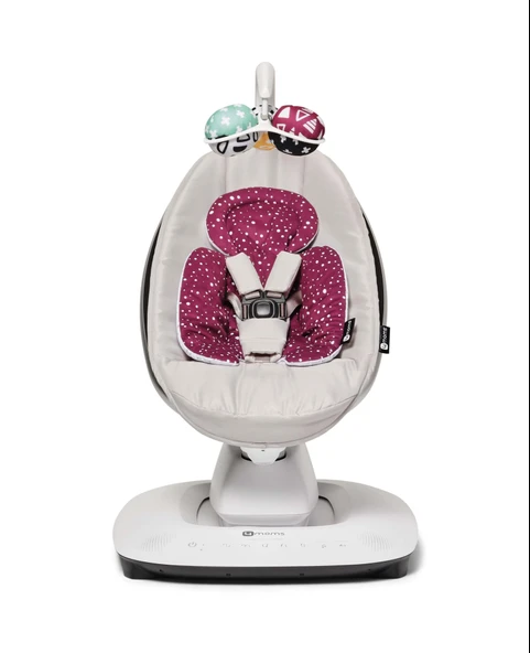 4Moms Mamaroo 5.0 Çift Yönlü Yenidoğan Destek Pedi Maroon Plus