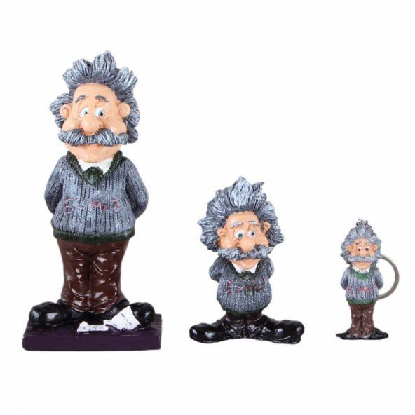 Einstein Biblo Anahtarlık Hediye Seti