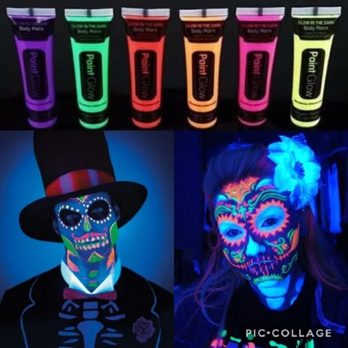 Glow Stick Boya Fosforlu Krem Boya 12 Adet - 3