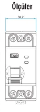 ESEM NORA 1X40A 30MA KAÇAK AKIM RÖLESİ - 5