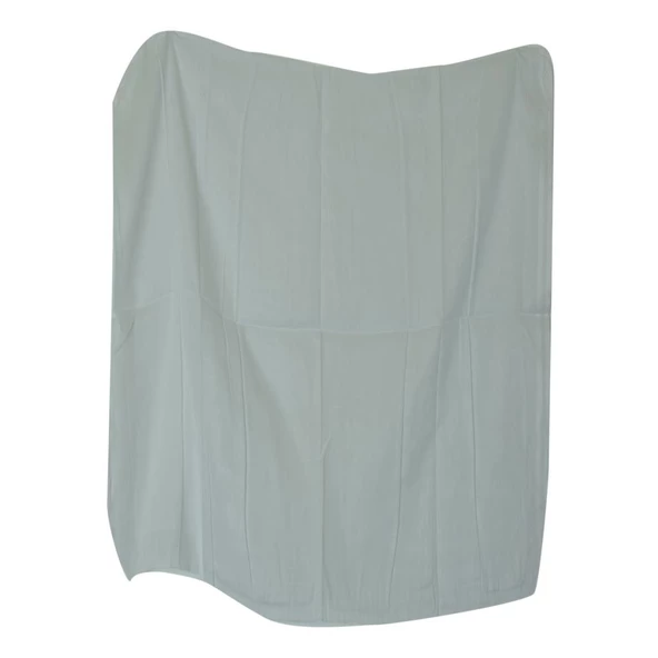Krep Kese Beyaz Hamam Banyo Köpük Torbası 48CM X 113CM - 3