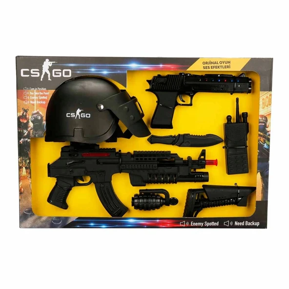 Erdem Sesli Ve Işıklı Cs Go Askeri Oyun Seti Er-120m - 8