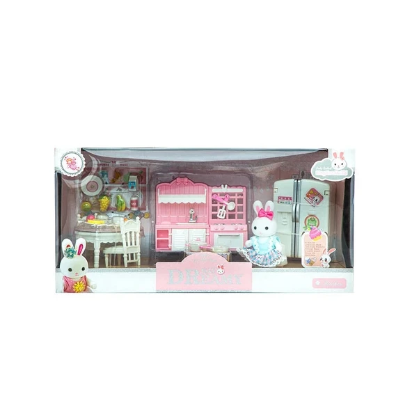 Bay Dreamy Mini Tavşan Büyük Mutfak Oyun Seti - Resim 2