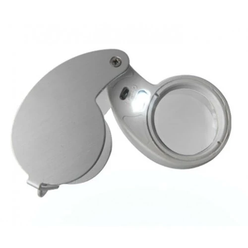 Mini 40x25mm Takı Büyüteç, Cep Büyüteç, Teftiş, Elmas Pullar, Madeni Kontrol Lup Mg21011 - 4