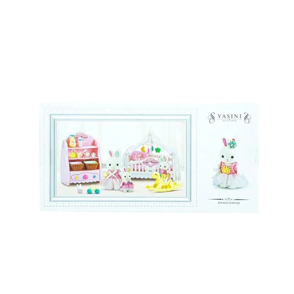 Bay Dreamy Mini Tavşan Bebek Odası Oyun Seti - 4
