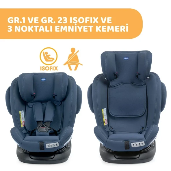 Chicco Unico Plus 0-36 Kg Oto Koltuğu İndia İnk - 5
