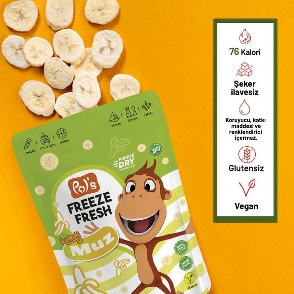 Pol’s Freeze Fresh Kukuli Muz 20 Gr - Resim 3